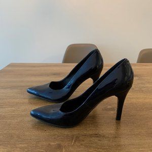 Black Patent Nine West Pointed Toe High Heels Women’s Sz 7.5